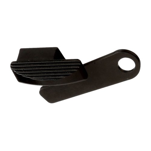 Uppgradera din Ruger Mark IV med Volquartsen Extended Bolt Release för enklare och mer effektiv hantering av slutstycket med texturerad yta och större grepp.