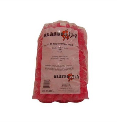 Köp 12S3 12 Gauge Claybuster Wad för optimal laddning av 1-1/8 oz. 🎯 Perfekt för trap, skeet och jaktladdningar. 500/bag!