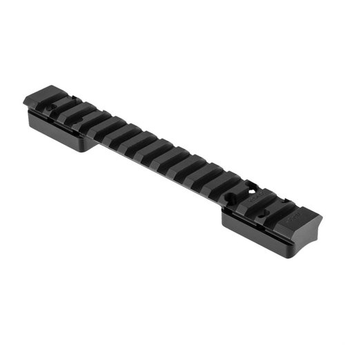 Warne Mountain Tech Tactical Rail för Browning X-Bolt långaktion är lätt, stark och erbjuder en solid montagelösning med en matt svart finish och Picatinny-kompatibilitet.