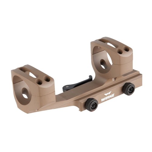 Warne QD XSKEL Cantilever Mount är lätt och pålitlig med en skelettdesign, över 2 tum framåtlutning och ideal höjd för MSR, perfekt för tävlingar.