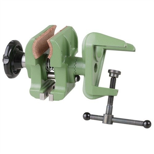 BISLEY GUNSMITHING VISE erbjuder 360° rotation, enkel justering och robust konstruktion för effektivt arbete med vapenunderhåll och reparation.