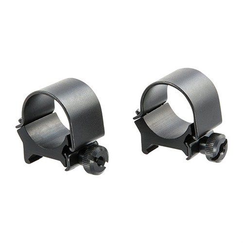 TOP MOUNT RINGS från WEAVER erbjuder hållbar aluminium och stål, finns i flera höjder för olika scopes, nu även i borstad rostfri finish!