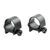 TOP MOUNT RINGS från WEAVER erbjuder hållbar aluminium och stål, finns i flera höjder för olika scopes, nu även i borstad rostfri finish!