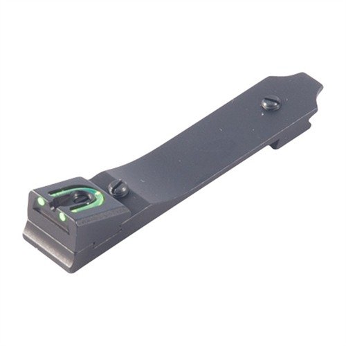 MARLIN DOVETAIL REAR FIRE SIGHT erbjuder en exakt 3-dot mönster med två gröna fiberoptiska punkter för snabb sikte i alla ljusförhållanden.