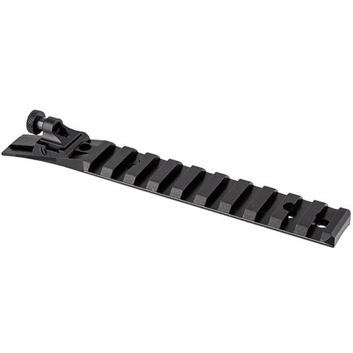 RUGER® 10/22® ACE IN THE HOLE SIGHT SET erbjuder en pålitlig backup med en Picatinny scope rail, justerbar bakre aperture och fiberoptisk front sight i högkvalitativ aluminium.