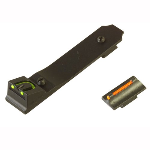 Uppgradera dina fabriksikter med MARLIN DOVETAIL FIRE SIGHT SET, som har ljusa fiberoptiska sikten för snabb och exakt sikte i alla ljusförhållanden.