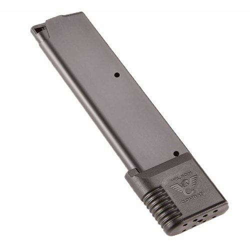 Wilson Combat 47 Series 10-runders magasin för 1911 erbjuder förbättrad prestanda, pålitlighet och ett förlängt basplatta i polymer för enklare användning.