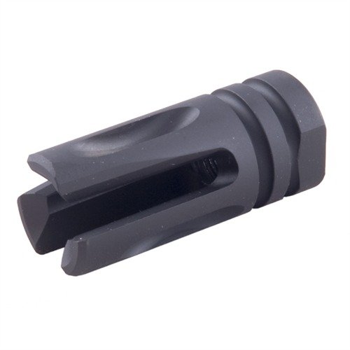 Denna AR-15 ACCU-TAC FLASH HIDER i 22 kaliber minimerar bländning utan att kompromissa med noggrannheten, tillverkad av 4140 stål med en hållbar Melonite yta.