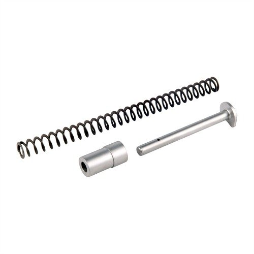 Förbättra cykling och drift med WILSON COMBAT 1911 Flat Wire Recoil Spring Kit, som ger längre livslängd på fjädern och inkluderar en hållbar guide rod.
