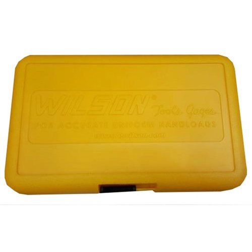Håll dina dies separerade och organiserade med denna ersättningslåda från L.E. Wilson, som rymmer 2 reloading dies och en L.E. Wilson case gauge.