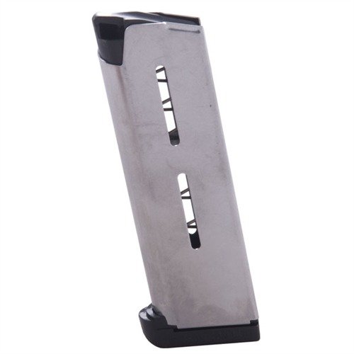 1911 Officer 45ACP magasin i 17-7 stainless steel med självlubrerande följeslagare, extra kraftfull Wolff-fjäder och enkel rengöring för pålitlig prestanda.