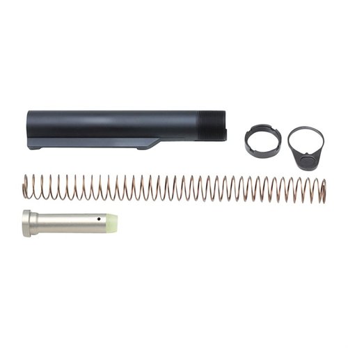 Wilson Combat AR-15 Super-Stoc Kit ger en robust och pålitlig lösning för din AR-15 med Mil-Spec receiver extension, anodiserad och komplett med nödvändiga delar.