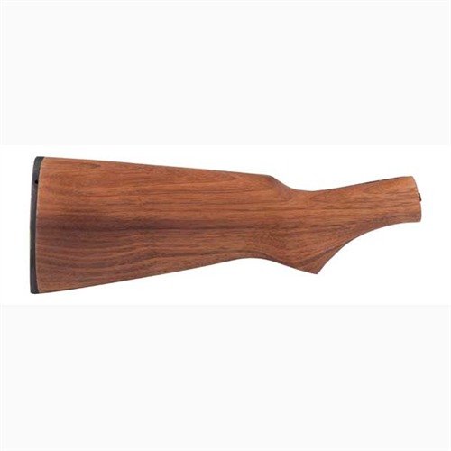Före-färdiga Remington 11 12 gauge buttstock i klassisk amerikansk valnöt, perfekt passform och hållbar finish, lätt att installera med minimal justering.