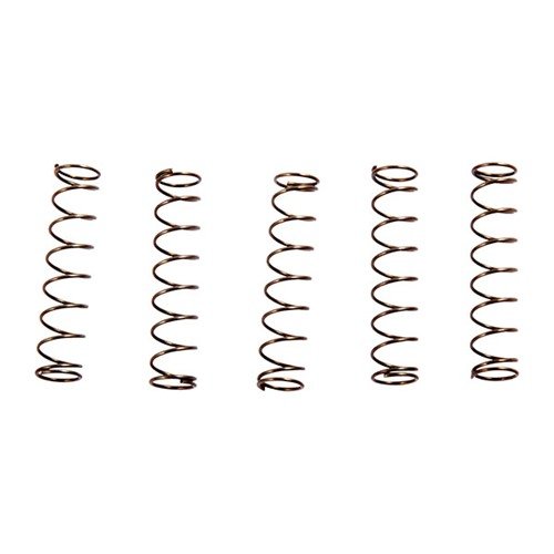 Äkta, mil-spec kvalitetsspiraler för AR-15/M-16 som är perfekta för att ersätta slitna eller förlorade delar. Paket med 5 stycken, tillverkade av stål eller rostfritt stål.